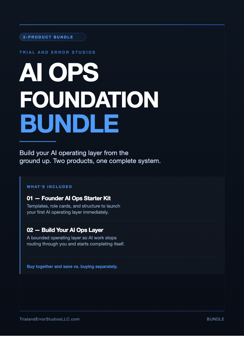 AI Ops Foundation Bundle cover
